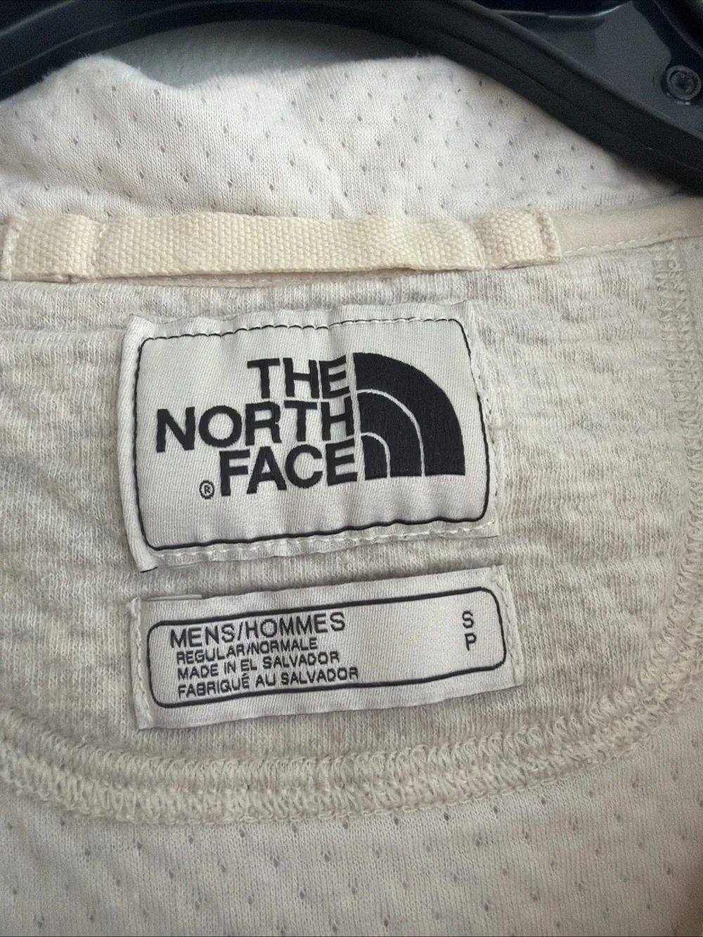 The North Face light cream